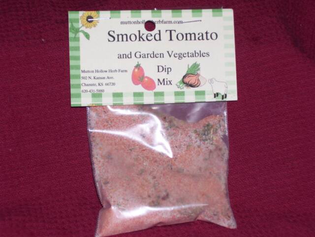 Smoked tomato and vegetables dip mix